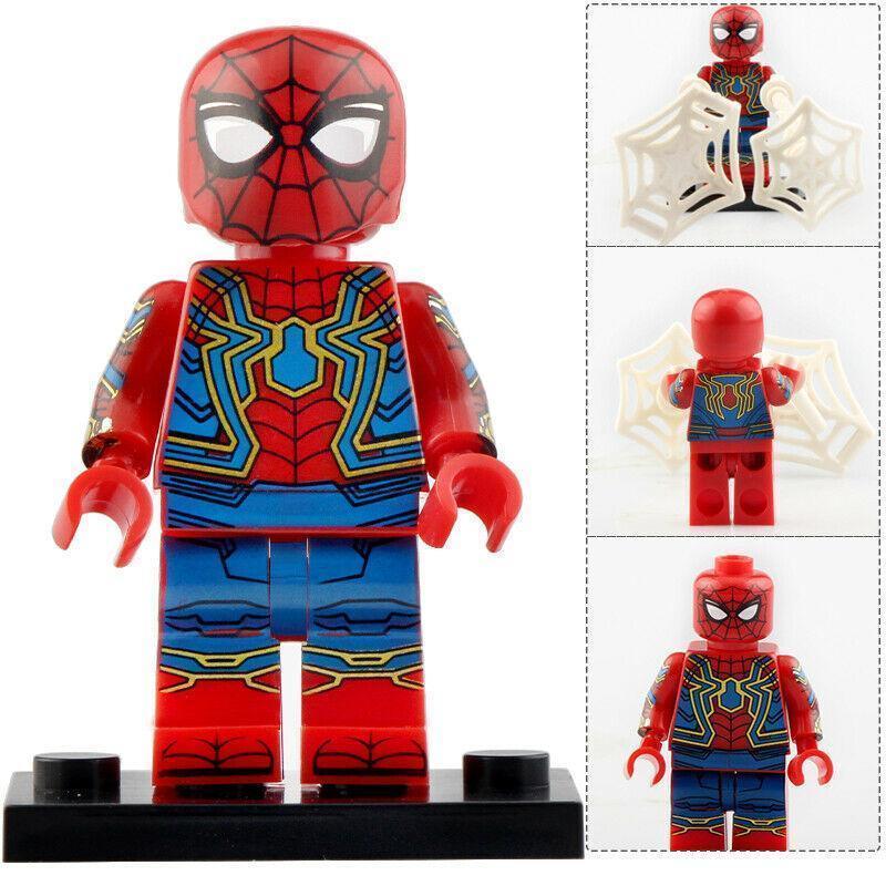 Iron Spider Custom Marvel Superhero Minifigure1