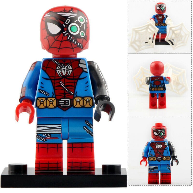 Cyborg Spider-Man Custom Marvel Superhero Minifigure1
