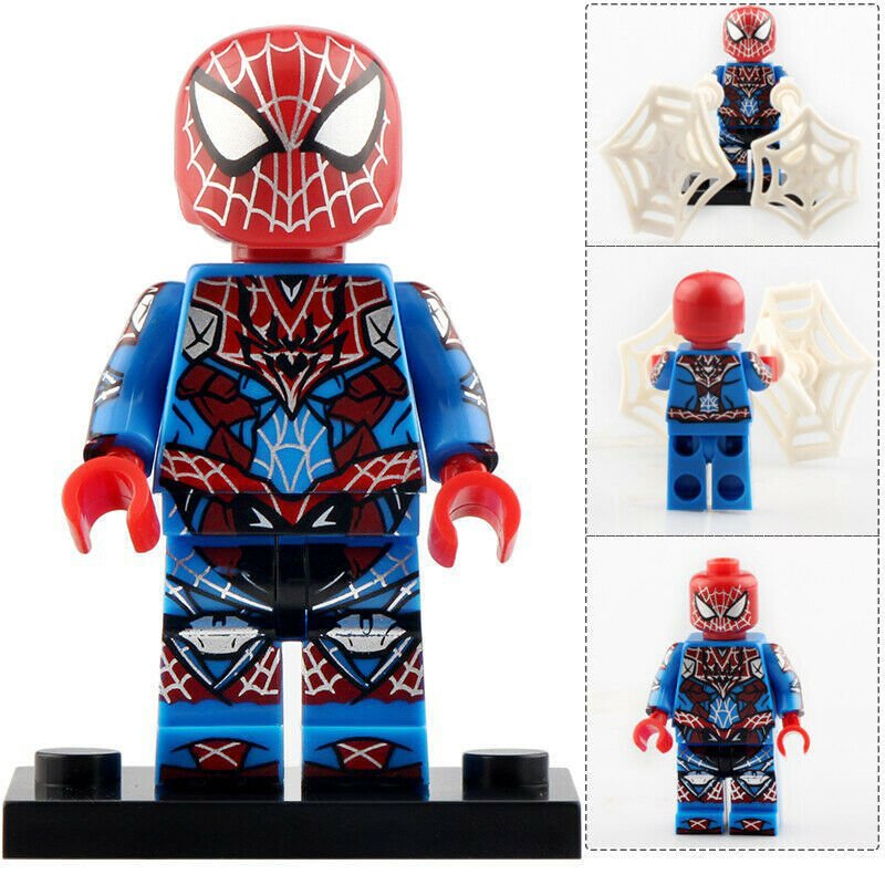 Spider-Man Play Arts Kai Suit Custom Marvel Superhero Minifigure1