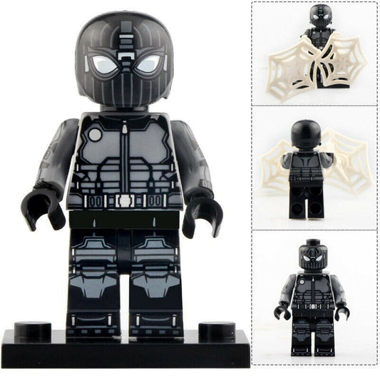 Spider-Man Stealth Suit Custom Marvel Superhero Minifigure1