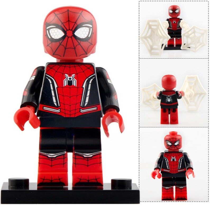 Spider-Man (Far From Home) Custom Marvel Superhero Minifigure1