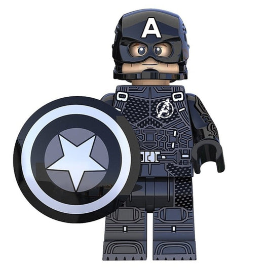 Captain America (Concept Suit) Custom Marvel Superhero Minifigure1