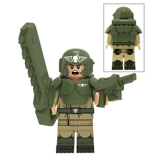 Warhammer Infantry Soldier Marine Guard Minifigure1