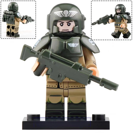 Warhammer Infantry Soldier Marine Guard Minifigure1