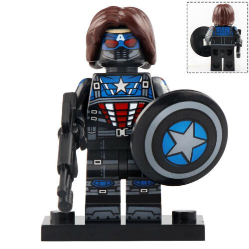Winter Soldier x Captain America Custom Marvel Superhero Minifigure1