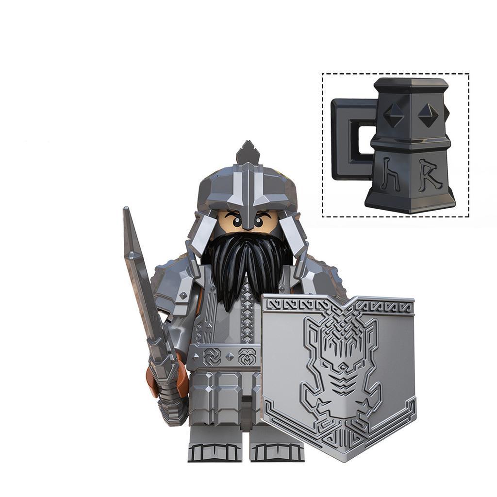 Dwarven Warrior custom Lord of the Rings Minifigure1