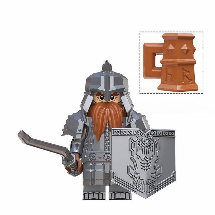 Dwarven Warrior custom Lord of the Rings Minifigure1