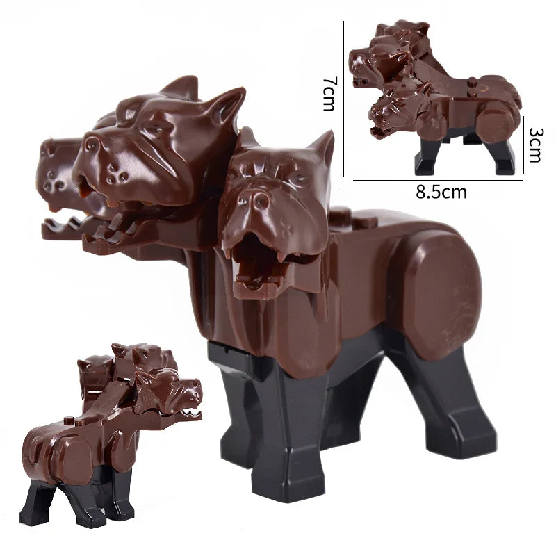 Cerberus Three-headed Dog Custom Harry Potter Series Minifigure2