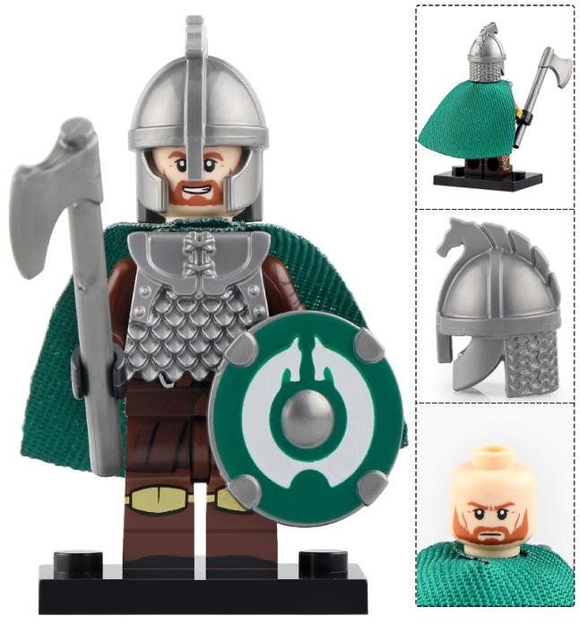 Rohan Warrior Axe custom Lord of the Rings Minifigure1