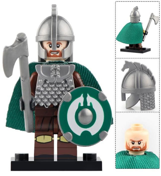 Rohan Warrior Axe custom Lord of the Rings Minifigure1