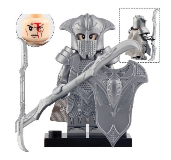 Mithril Elven Warrior custom Lord of the Rings Minifigure1