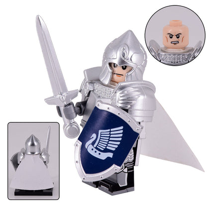 Swan Knight (Knights of Dol Amroth) Custom Lord of the Rings Minifigure2
