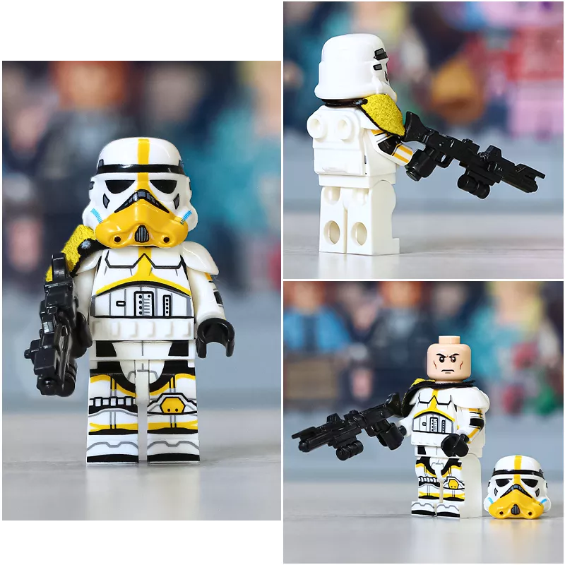 Stormtrooper (Yellow) custom Star Wars Minifigure1