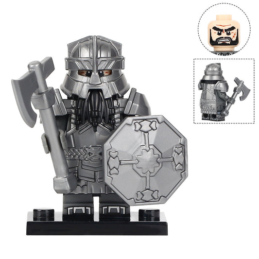 Dwarfen Warrior (Erebor Royal Guard) Custom Lord of the Rings Minifigure1