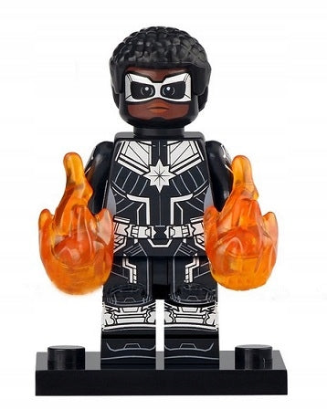 Captain Marvel (Maria Rambeau) Custom Marvel Superhero Minifigure1