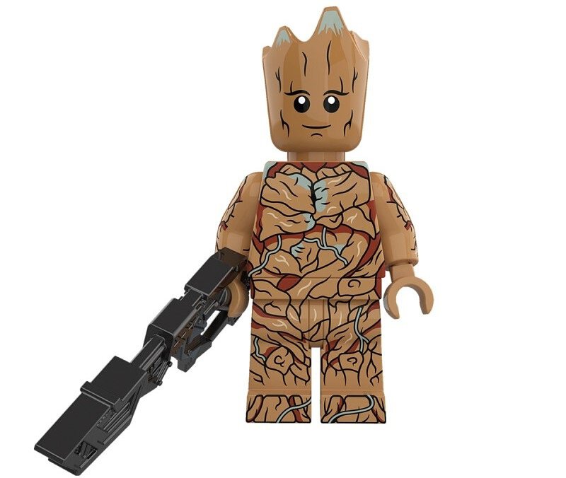 Groot Custom Marvel Superhero Minifigure Guardians of the Galaxy2