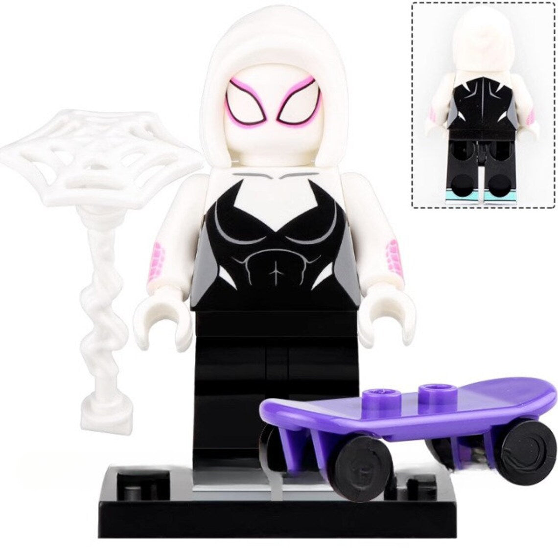 Ghost-Spider Gwen Stacy Custom Marvel Superhero Minifigure1