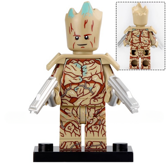 Groot Custom Marvel Superhero Minifigure Guardians of the Galaxy1