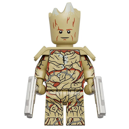 Groot Custom Marvel Superhero Minifigure Guardians of the Galaxy2