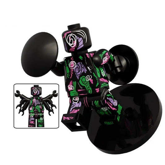 Spider-Man The Blackened Spot Custom Marvel Superhero Minifigure1