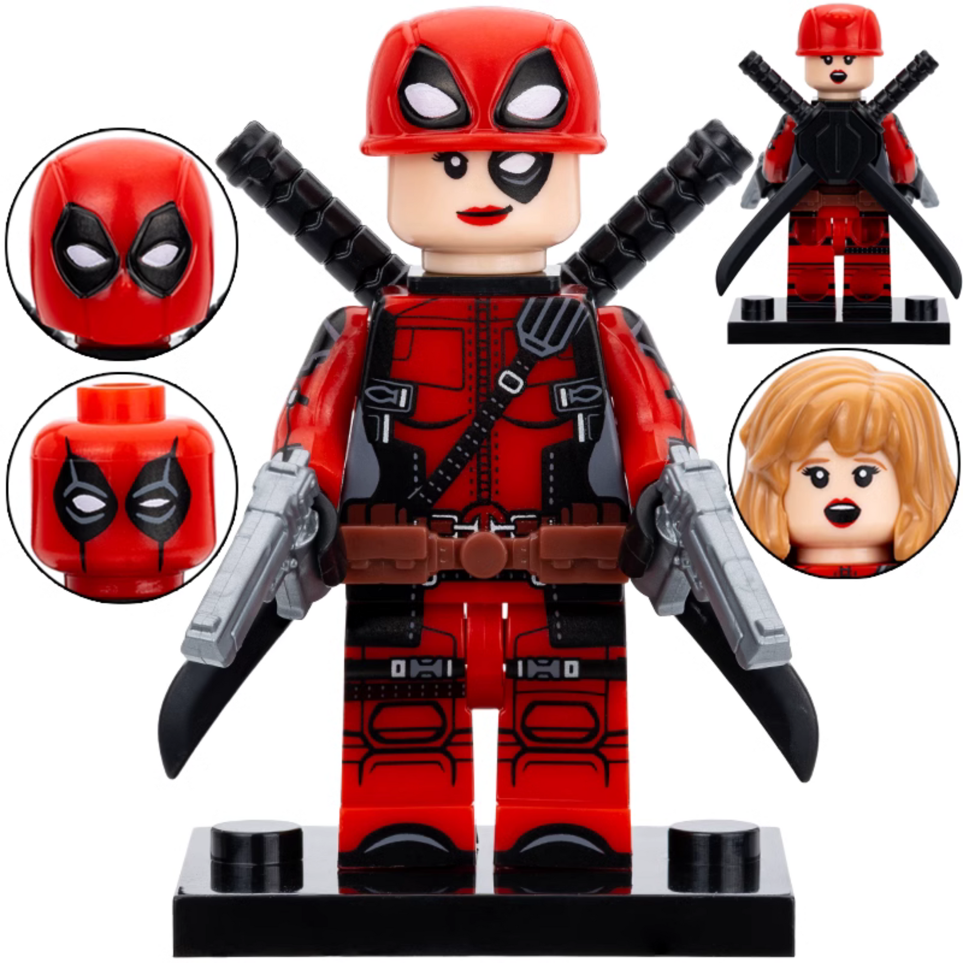 Lady Deadpool Custom Marvel Superhero Minifigure1