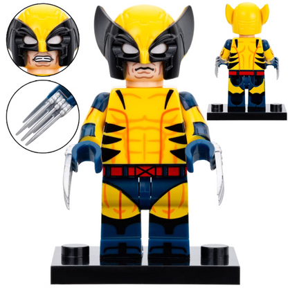 Wolverine (Classic) (X-Men) Custom Marvel Superhero Minifigure1