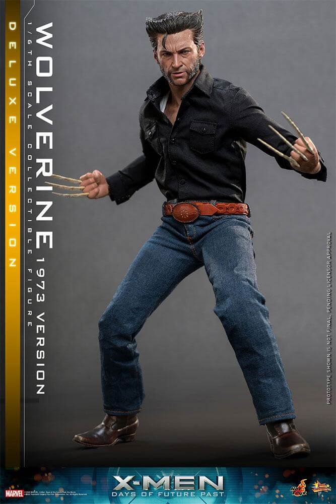 X-Men Days of Future Past Movie Masterpiece Action Figure 1/6 Wolverine (1973 Version) Deluxe Version 30cm13