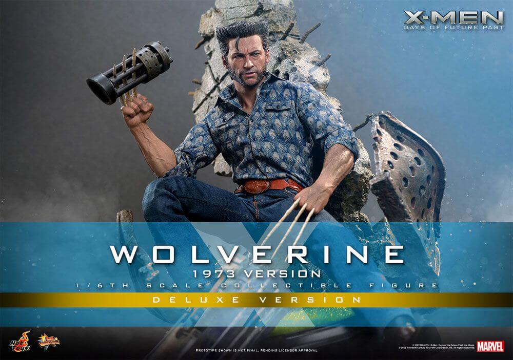 X-Men Days of Future Past Movie Masterpiece Action Figure 1/6 Wolverine (1973 Version) Deluxe Version 30cm2