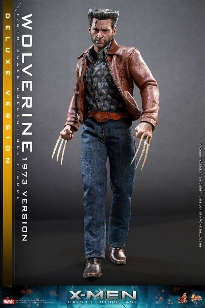 X-Men Days of Future Past Movie Masterpiece Action Figure 1/6 Wolverine (1973 Version) Deluxe Version 30cm9