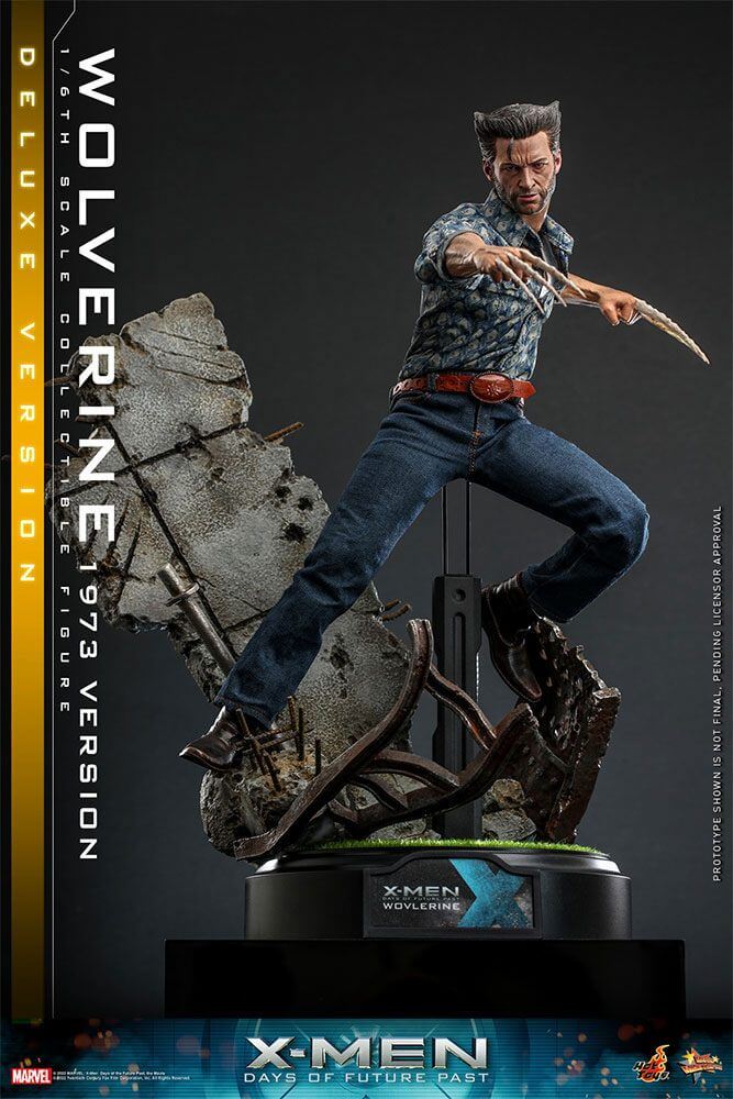 X-Men Days of Future Past Movie Masterpiece Action Figure 1/6 Wolverine (1973 Version) Deluxe Version 30cm4