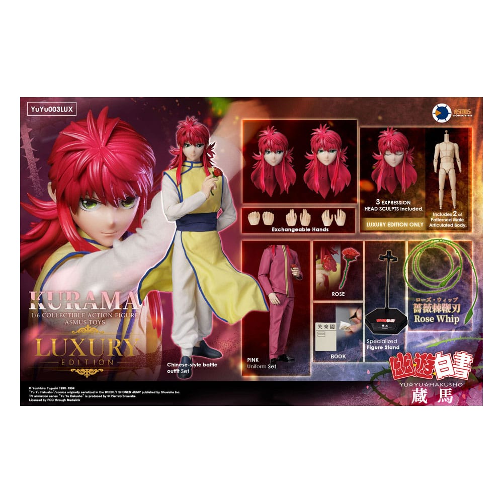 Yu Yu Hakusho Action Figure 1/6 Kurama (Luxury Edition) 30cm2