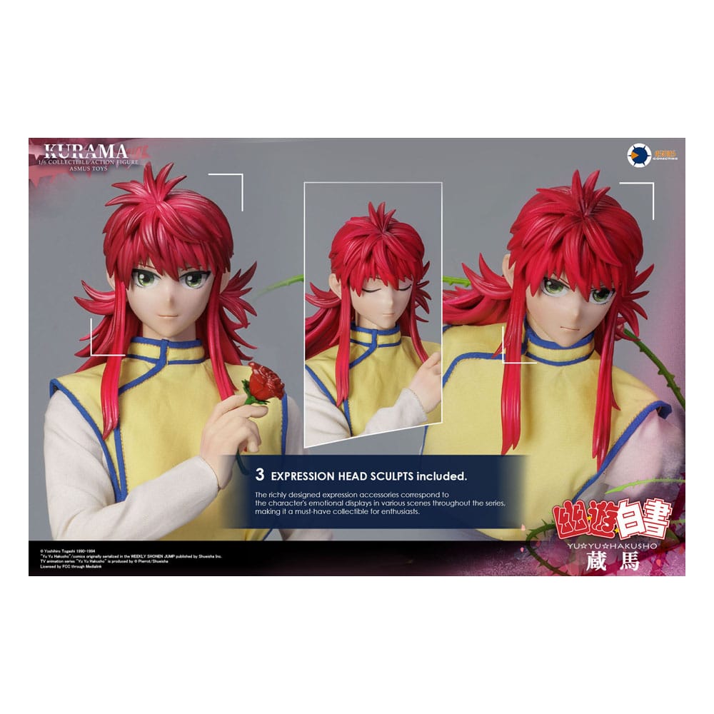 Yu Yu Hakusho Action Figure 1/6 Kurama (Luxury Edition) 30cm5
