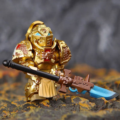 Gold Knights Space Marine Warhammer 40K Minifigure2