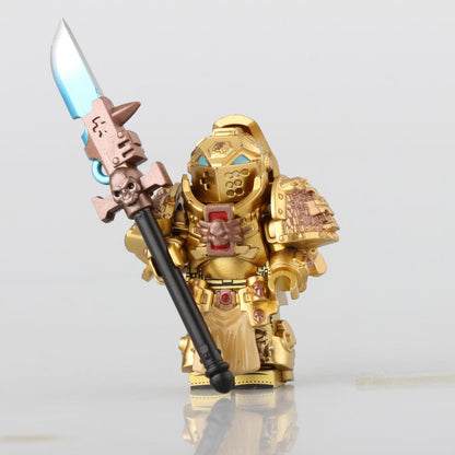 Gold Knights Space Marine Warhammer 40K Minifigure3
