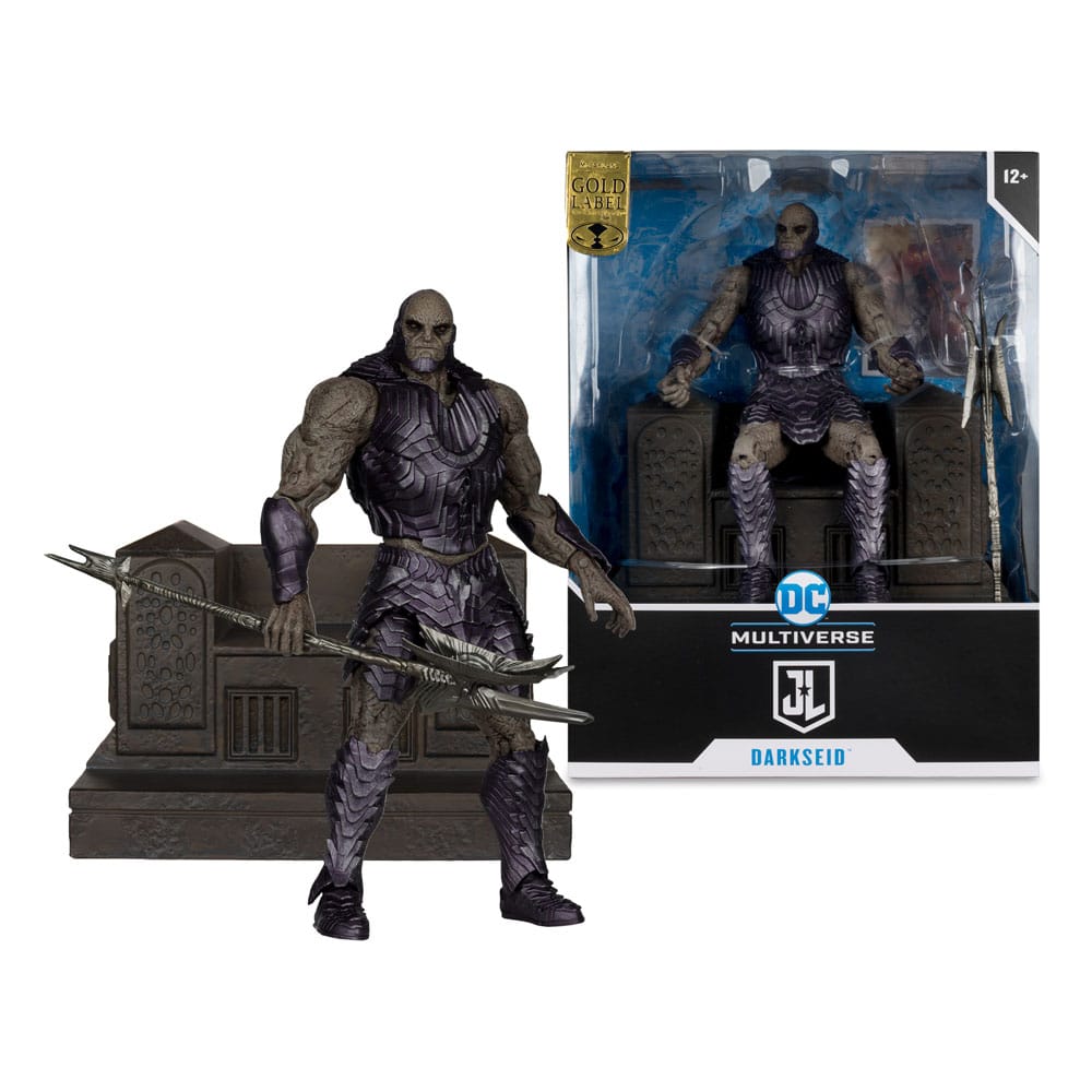 Zack Snyder's Justice League DC Multiverse Mega Action Figure Darkseid with Throne (Gold Label) 24cm4