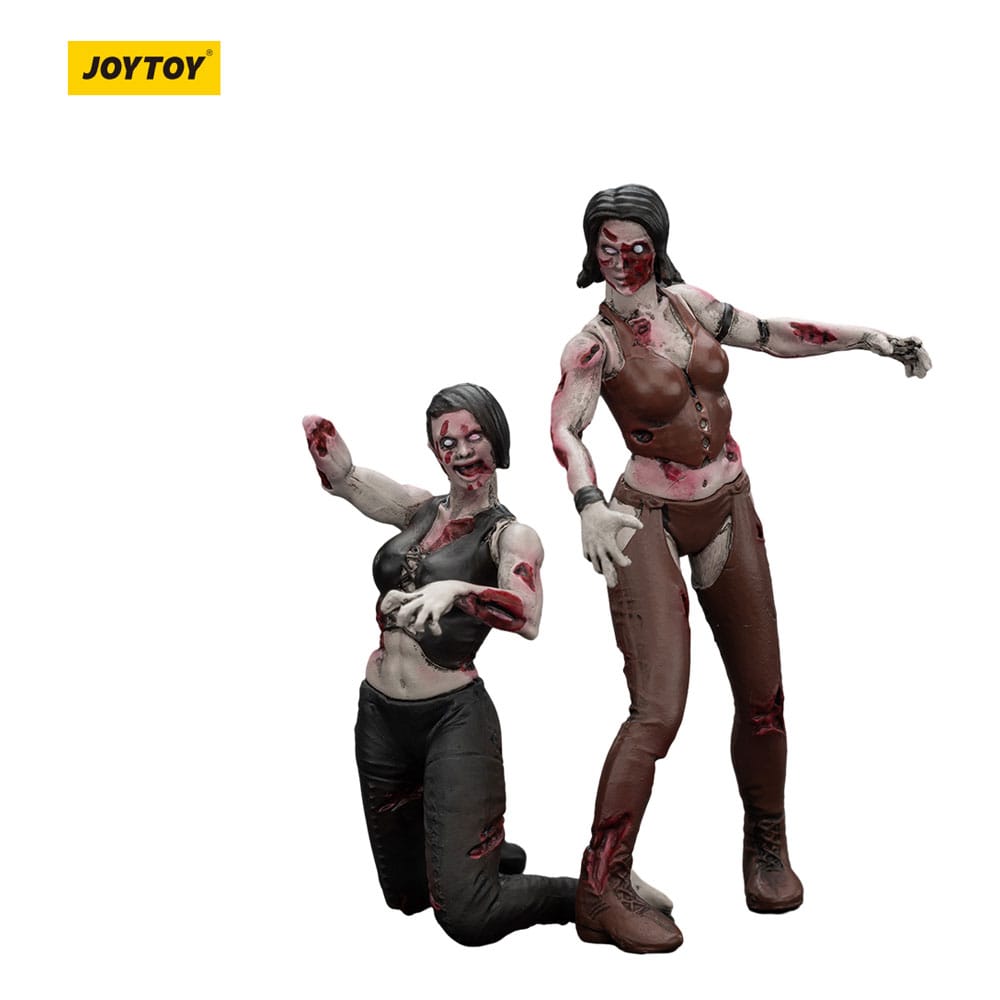 Zombie Dark Source Action Figures 2-Pack Female wrestlers 8cm1