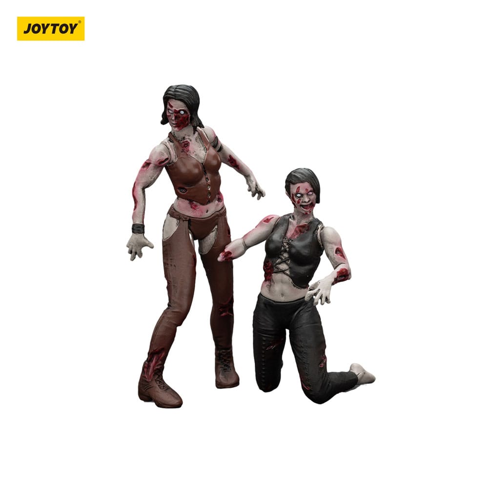 Zombie Dark Source Action Figures 2-Pack Female wrestlers 8cm6
