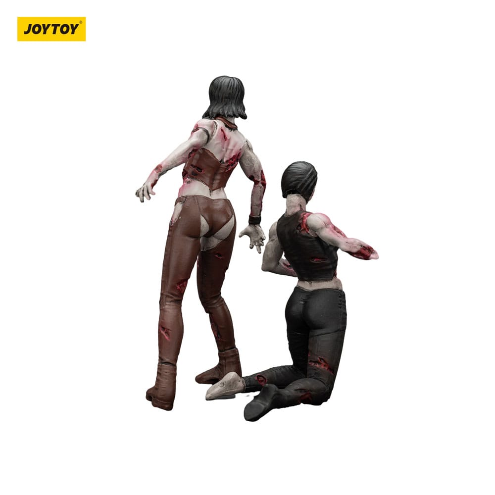 Zombie Dark Source Action Figures 2-Pack Female wrestlers 8cm7