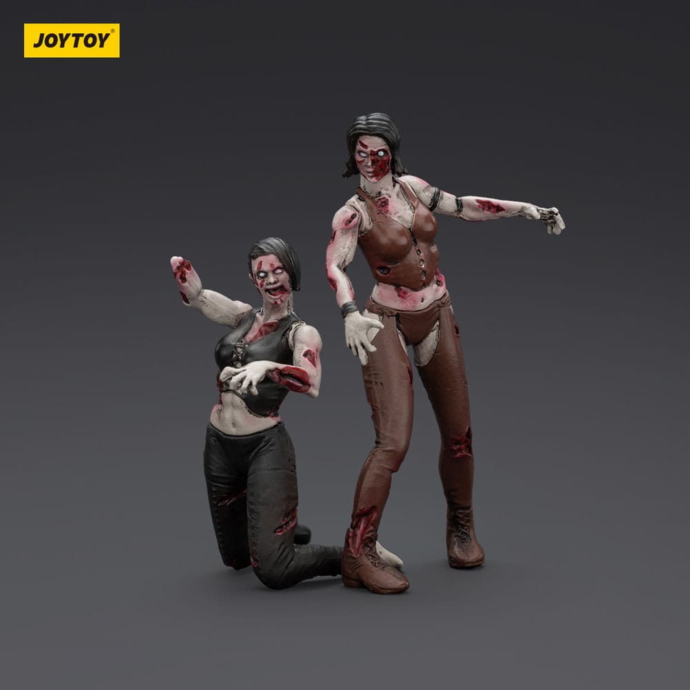 Zombie Dark Source Action Figures 2-Pack Female wrestlers 8cm5