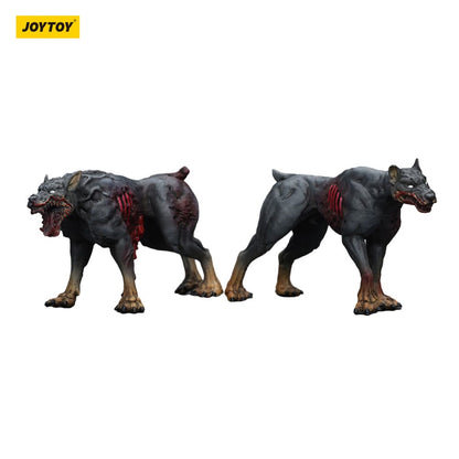 Zombie Dark Source Action Figures 2-Pack Police Dogs 8cm6