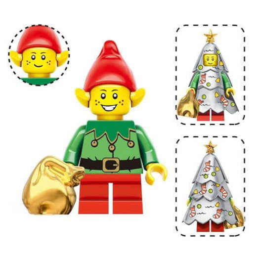 Christmas Elf Custom Minifigure1