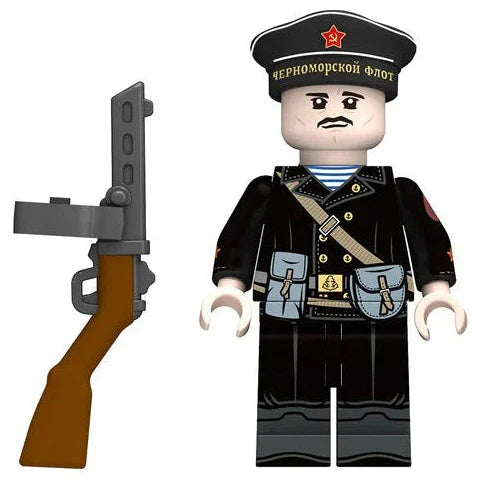 Soviet Naval Infantry (Russian Soldier) Custom Military Minifigure1
