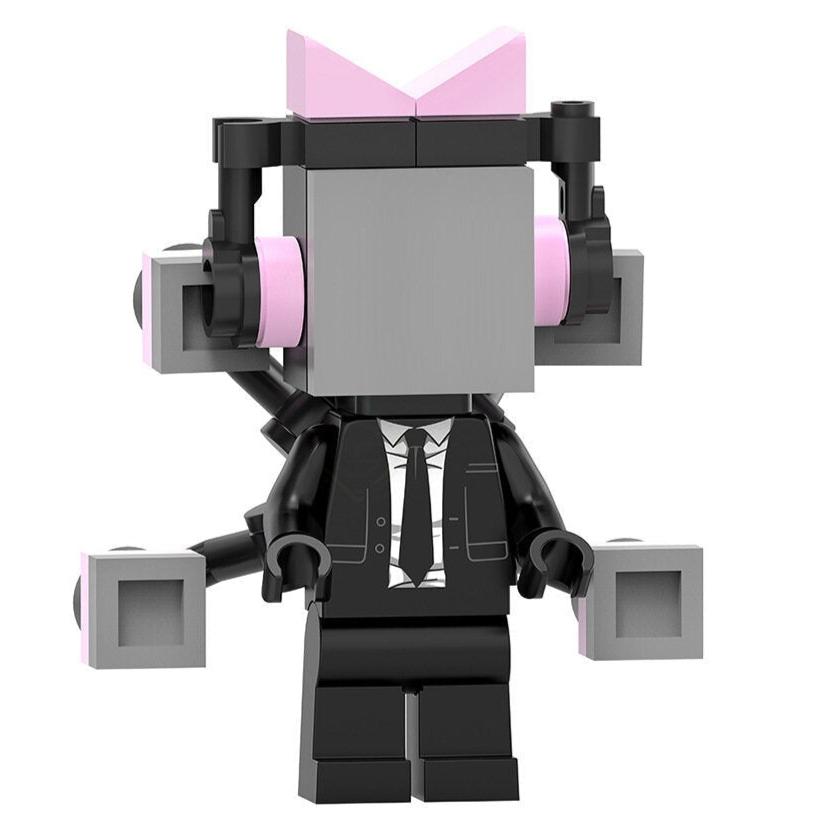The Female TV Person Skibidi Toilet Custom Minifigure1