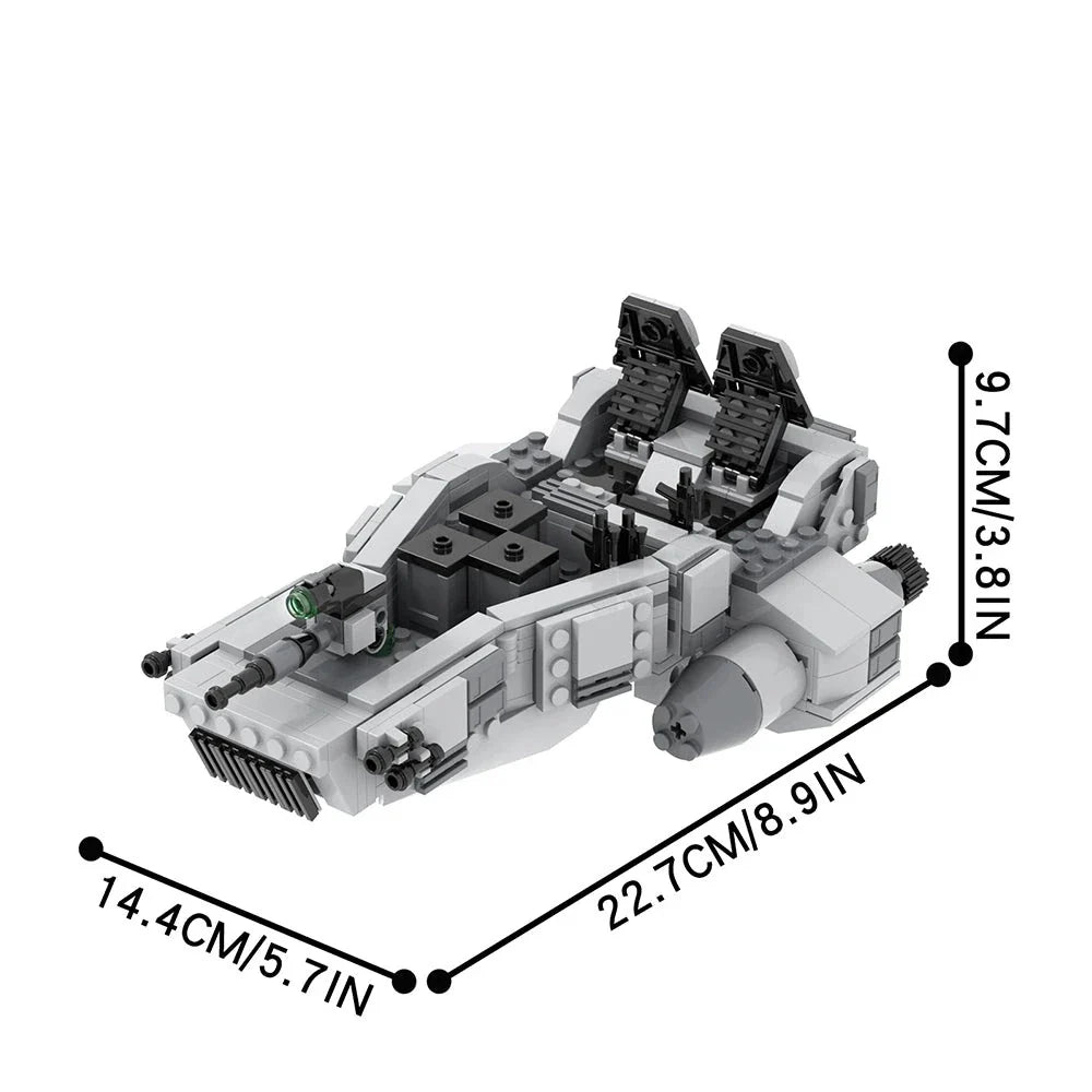 First Order Snowspeeder Custom Star Wars MOC2