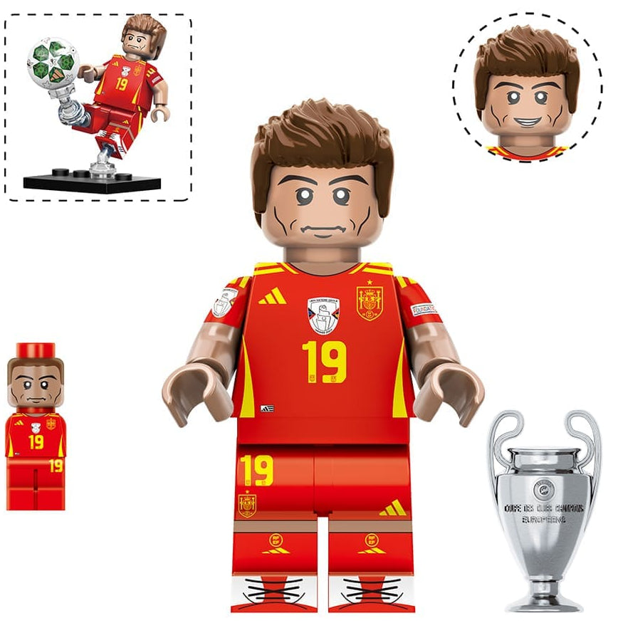 Lamine Yamal (Barcelona) Custom Football Player Minifigure1