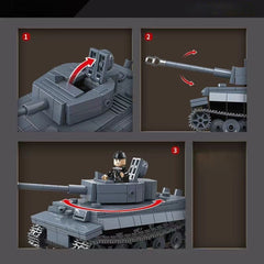 100242 Panzerkampfwagen VI Tiger Ausf.E (Sd.Kfz.181) Tiger I with 503 Pieces