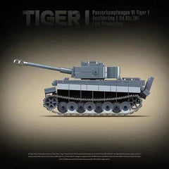 100242 Panzerkampfwagen VI Tiger Ausf.E (Sd.Kfz.181) Tiger I with 503 Pieces
