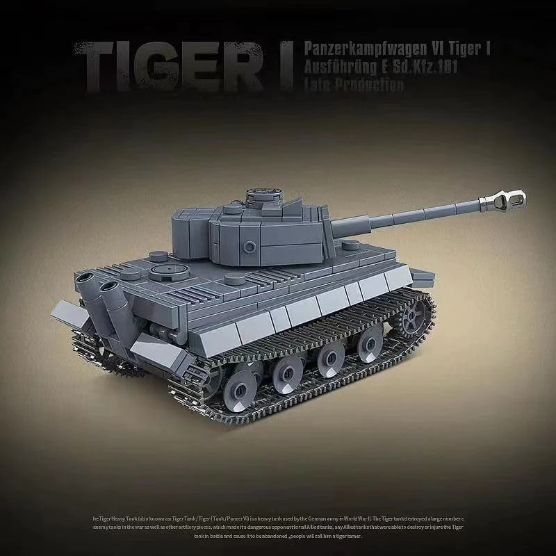 100242 Panzerkampfwagen VI Tiger Ausf.E (Sd.Kfz.181) Tiger I with 503 Pieces
