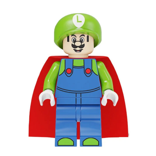 Luigi from Super Mario Minifigure