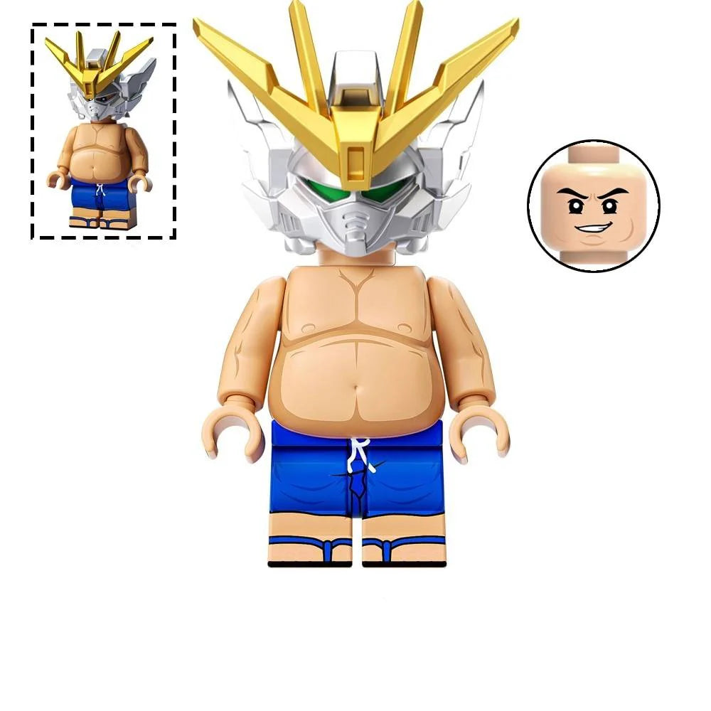 Fat Gundam Custom Anime Minifigure